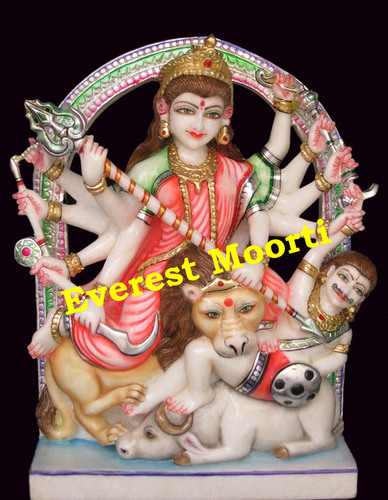 Durga marble moorti