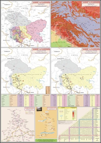 Jammu & Kashmir Political Map