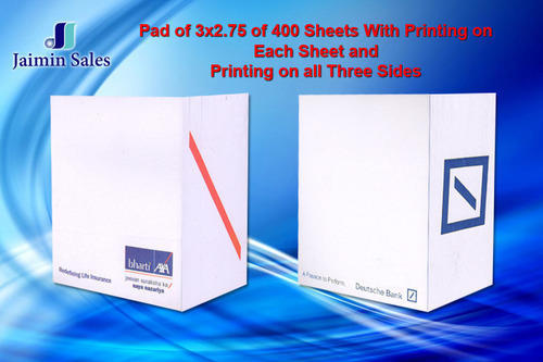 Printed Sheet Pad