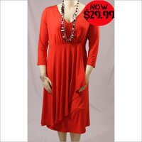 Red Plus Size Clothing