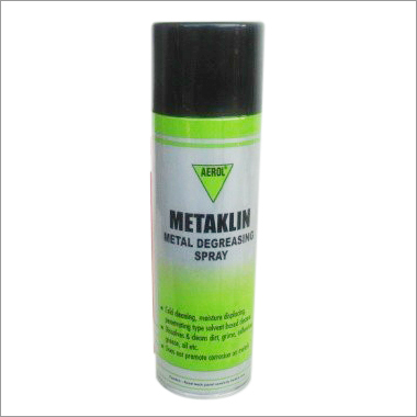 Metal Degreasing Spray - Aerosol Can 350g, Hydrocarbon Solvent | Fast Drying, Residue-Free, Effective Cleaning, Long Shelf Life