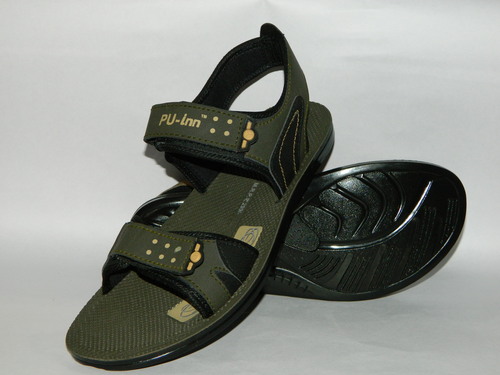 Gents Pu Sandal Mehandi