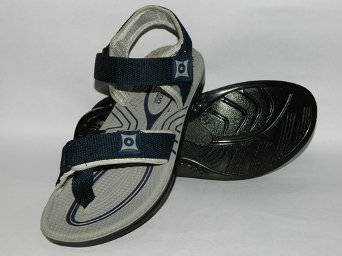 Pu Slipper - PU, Size 6x10, Blue | Strap Closure, Lightweight Sandals, Breathable, Durable Rubber Sole
