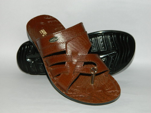 Pu Slipper Gents Brown