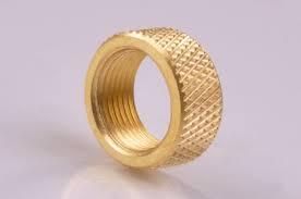 Brass Round Knurling Nut