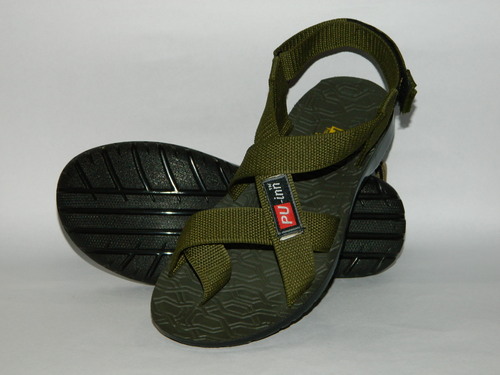 PU Gents Sandal Mehandi