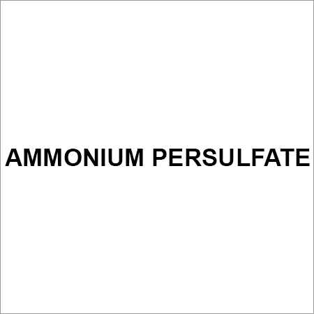 Ammonium Persulphate - Cas No. 7727-54-0, Assay 99%min, Active Oxygen 6.94%min | Cosmetics Use, Effective Bleaching, Versatile Applications, High Purity
