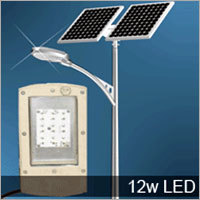 12W Solar LED Street Light