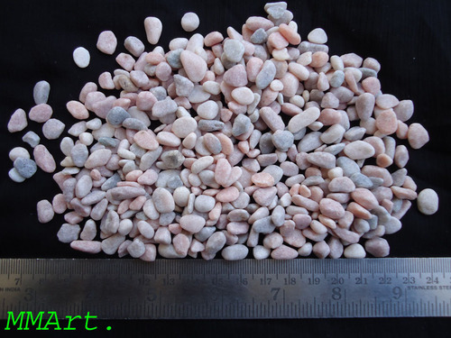ROUND MARBLE PEBBLES Pink Rosa Water Wash Dry And Clean Marble crumb Chips and Aggregate for Commercial Wall texture used