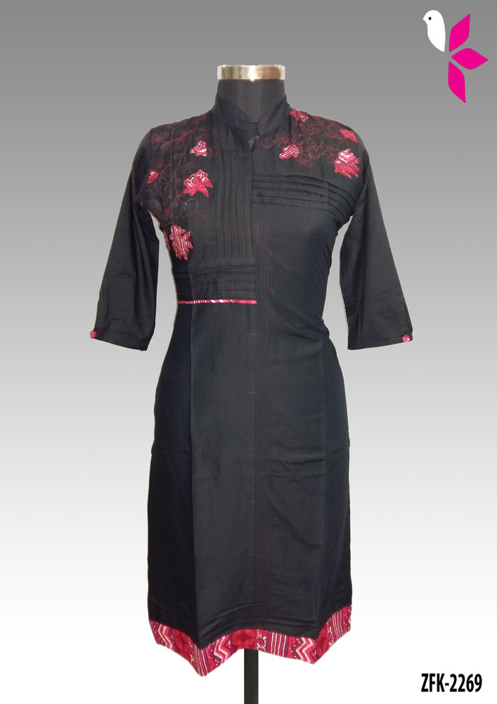COTTON EMBROIDERED KURTI