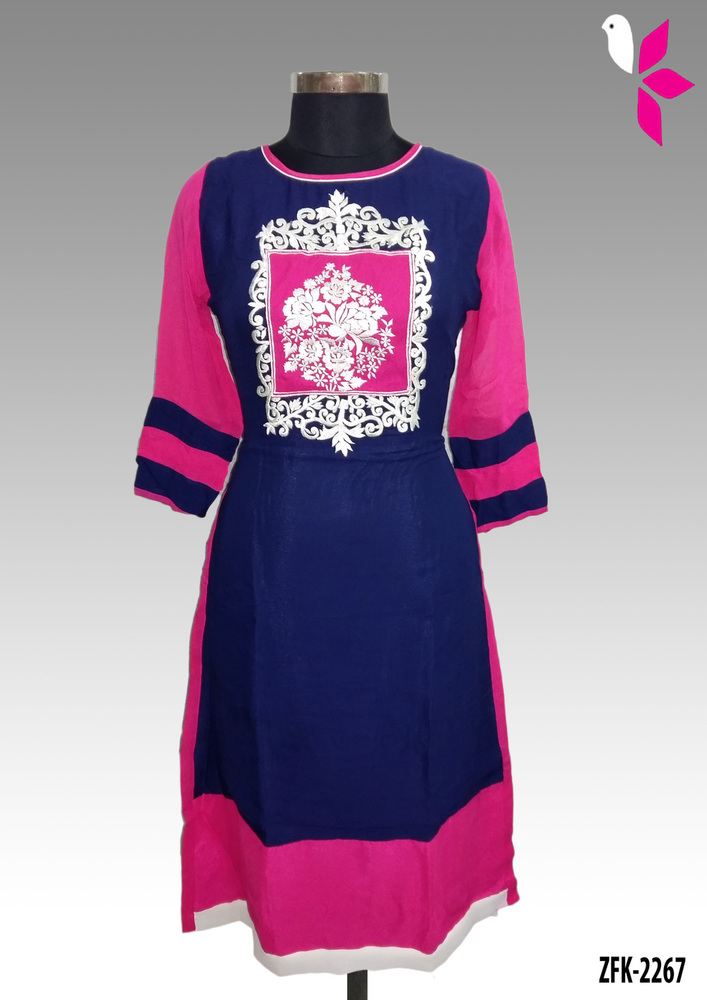 GEORGETTE EMBROIDERED KURTI