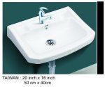 Square Ceramic Wash Basin