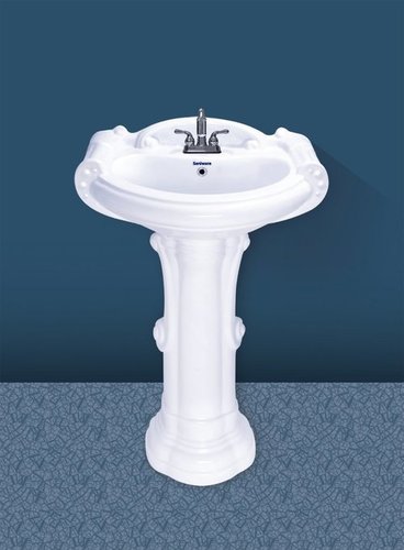 Sterling Pedestal Wash Basin By Doshi Ceramic Industries