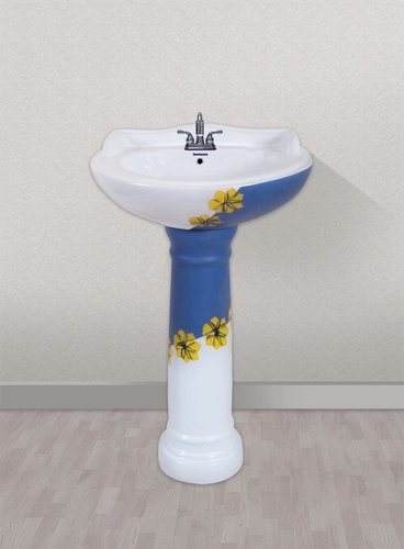 Round Pedestal Wash basin set