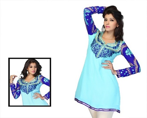 Designer Tunic Style Georgette Kurti