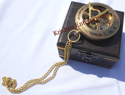 Pocket Compass With Chain