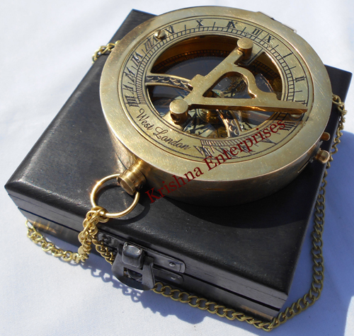 Pocket Compass With Chain