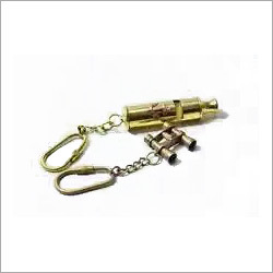 Vintage Brass Keychain
