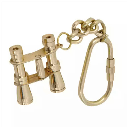 Brass Binocular Keychain