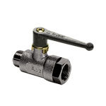 0401 - Brass In-line Ball Valve Low/Medium Pressure, Full Flow, Optimum Sealing, O-Ring Ball Seal