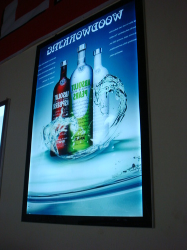 Hyklas LED Lit Acrylic Sleek Sandwich posters