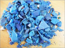 HDPE Blue Color Flake