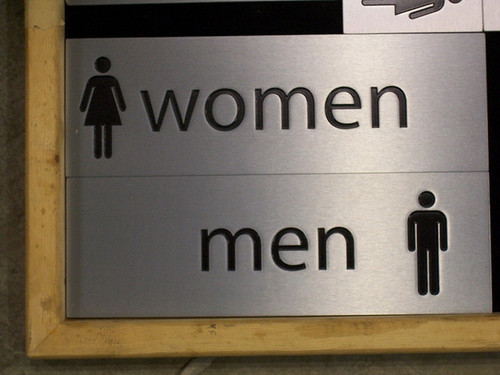 SS Utility Sign - Stainless Steel, Variable Size, Silver | Clear Signage, Durable Material, Easy Installation, Indoor Use, Restroom Identification