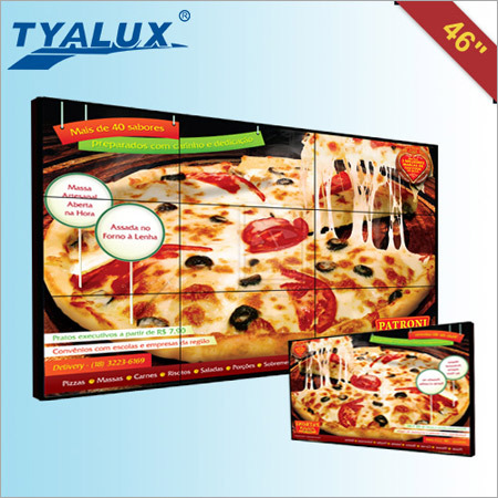 46" lcd video wall for security and advertising