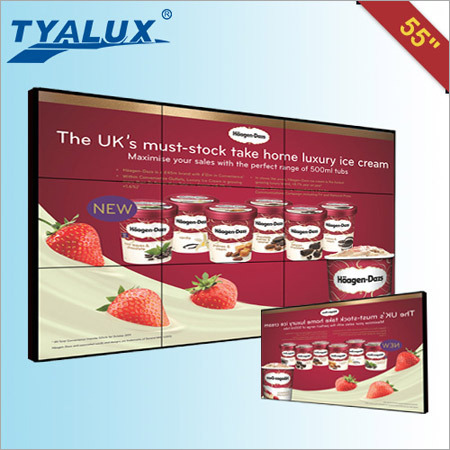55" lcd video wall for security and advertising
