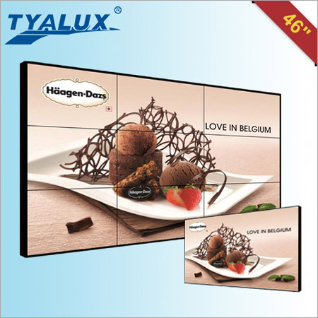 46" lcd video wall for security and advertising