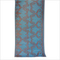 Indoor Floor Mats - Pvc, Variable Size, Blue, 2-5 Mm Thickness | Durable, Attractive, Protective, Easy Clean, Floral Pattern