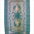 Plastic Carpet Mats - Plastic, Varied Dimensions, Teal | Durable, Waterproof, Intricate Floral Design, Lightweight, Easy To Clean