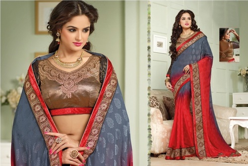 Jacquard Saree