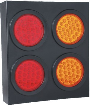 LED Tail Lamp With Steel Frame