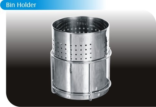 Stainless Steel Bin Holder