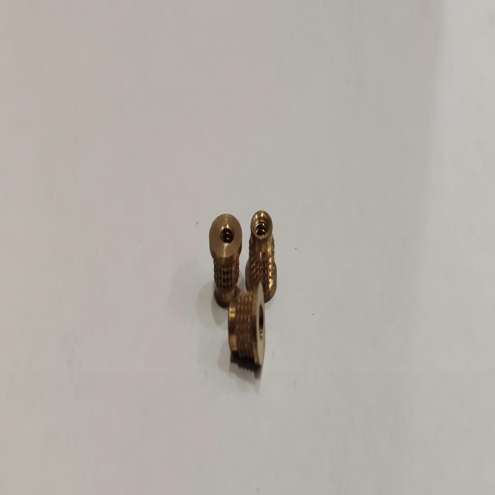 Brass Expansion Type Inserts - Free Cutting Brass, 1 Millimeter Diameter, 0.02 Millimeter Tolerance | High-Quality CNC Machined, Deep Groove Design for Maximum Pull Out Resistance