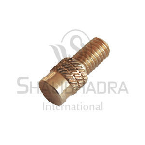 Brass Studded Press In Insert Diameter: 1 Millimeter (Mm)