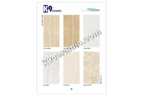 Glazed Vitrified Tiles - Vitrified, Varied Sizes, Square Shape | Durable Tiles, Easy Cleaning, Long Lasting, Perfect Edges, Stylish Designs, Fully Polished