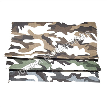 Heavy Army Print Fabric