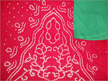 Red And Green Printed Suit