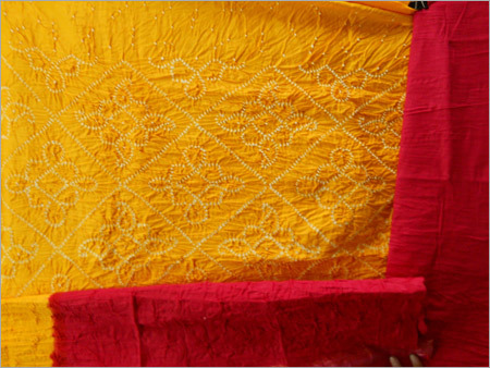 Yellow And Red Naphthol Cotton Print Dress