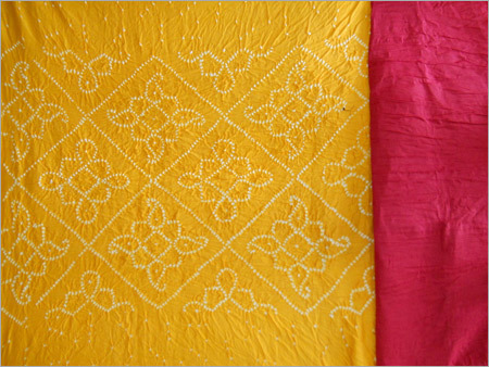 Yellow And Red Printed Suit