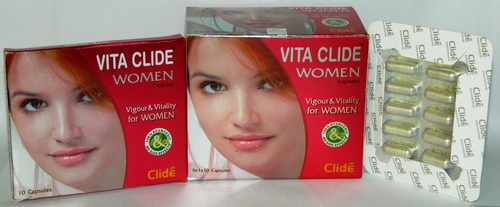 Vitaclide Women Capsules - Red Color, 60 Capsules | Ayurvedic Herbal Blend, Hormonal Balance, Energy Booster, Immunity Support
