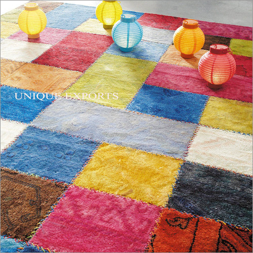 High Quality Patch Hand Knotted rug (2)