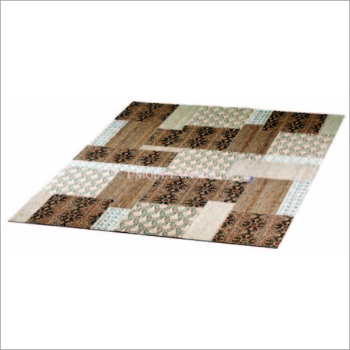 Jacquard Silk Woven Patch Rug (1)