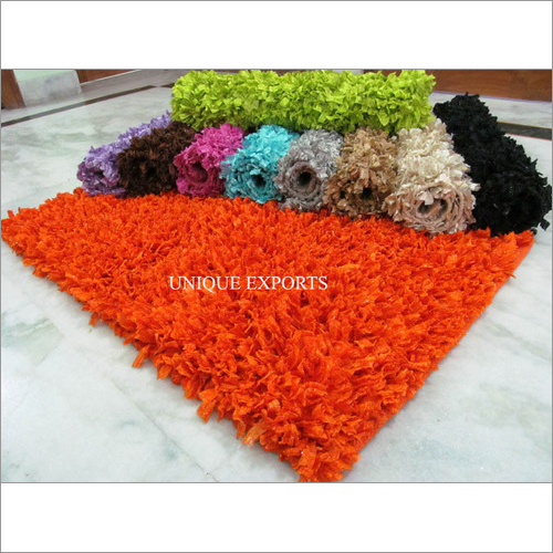Coconut Fur + Cotton Shaggy Hand woven Rug