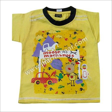 Printed Round Neck T Shirts