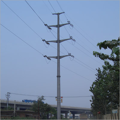Single Tubular Electric Pole