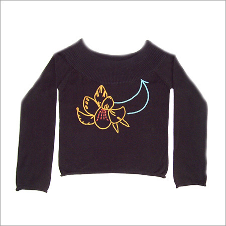 Printed Round Neck Sweaters