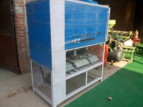 EXCELLENT COUNDITION SILVER HYDROLIC TYPE PAPER PLATE MACHINERY URGENTELY SALE IN ARA BIHAR